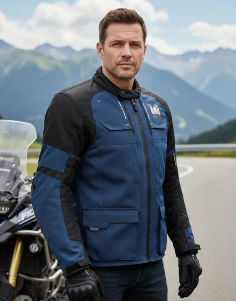 Chamarra de Motociclista con Protección Total