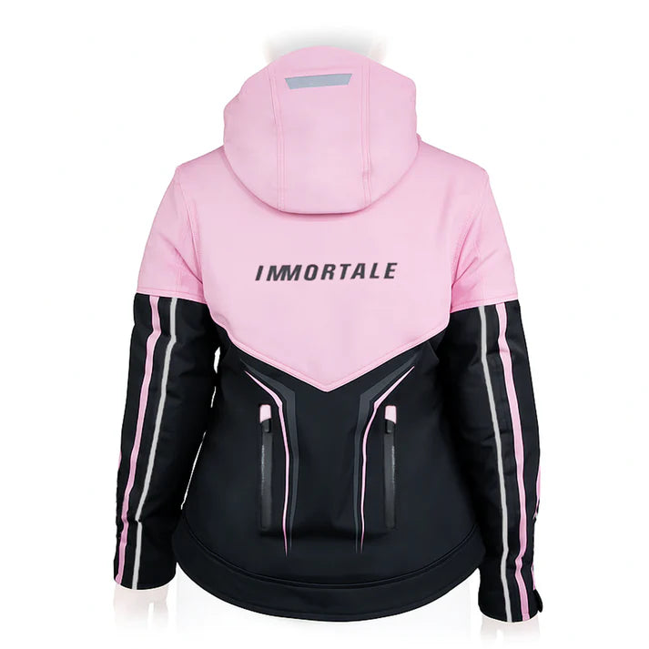 Chamarra Immortale Aliena Mujer Rosa / Negro