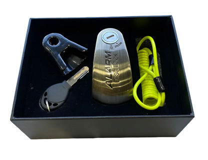 Candado de disco con alarma premium