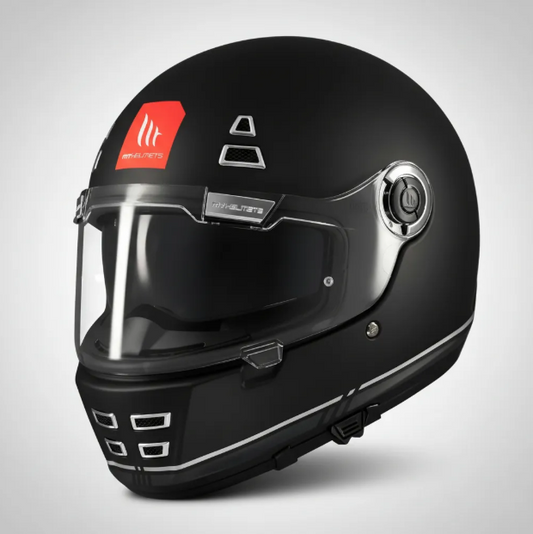 Casco Mt Jarama Sv Solid B2 Negro Mate