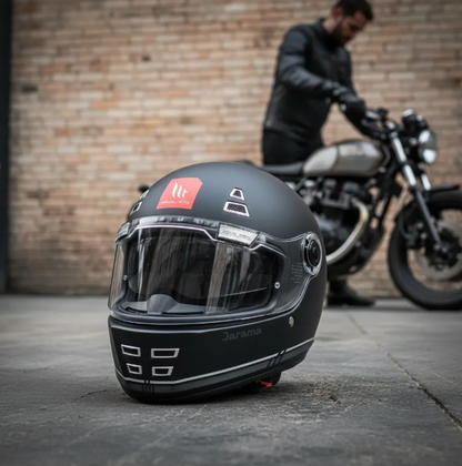 Casco Mt Jarama Sv Solid B2 Negro Mate
