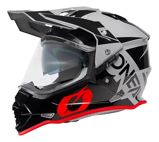 Casco Oneal Sierra R V.23 Gris / Negro / Rojo