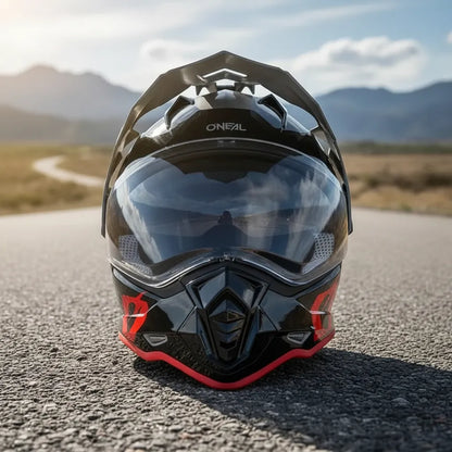 Casco Oneal Sierra R V.23 Gris / Negro / Rojo