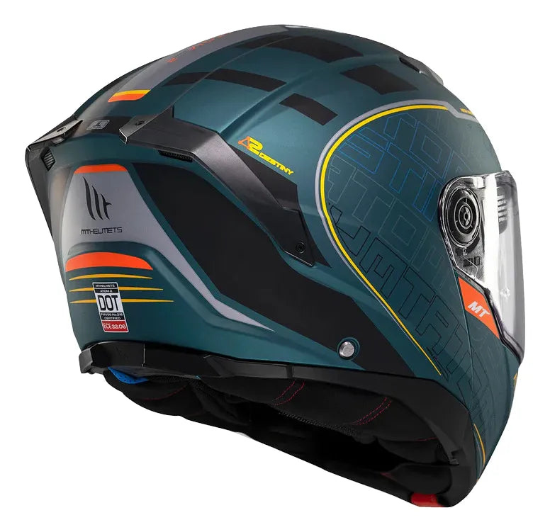Casco Mt Fu404sv Atom 2 Sv Destiny C6 Mate