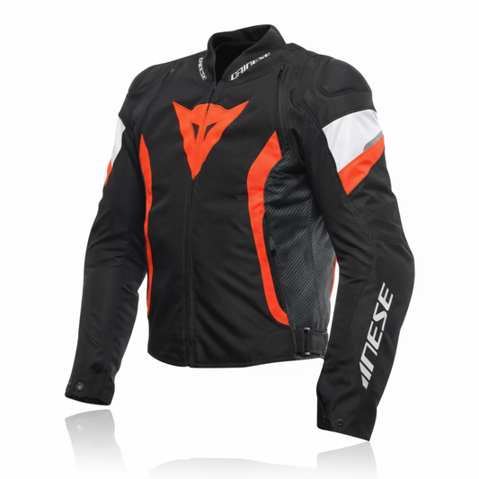 CHAMARRA DAINESE AVRO 5 NEGRO/BLANCO/ROJO